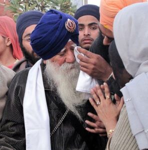 Before the funeral of the Sikhs