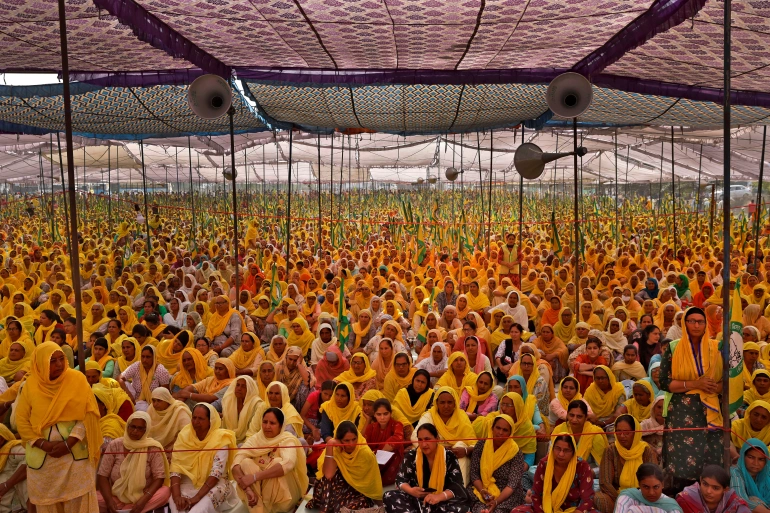 Punjabi women were involved in the farmers' protest