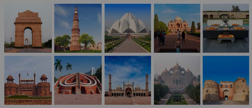 delhi tourist places list near me