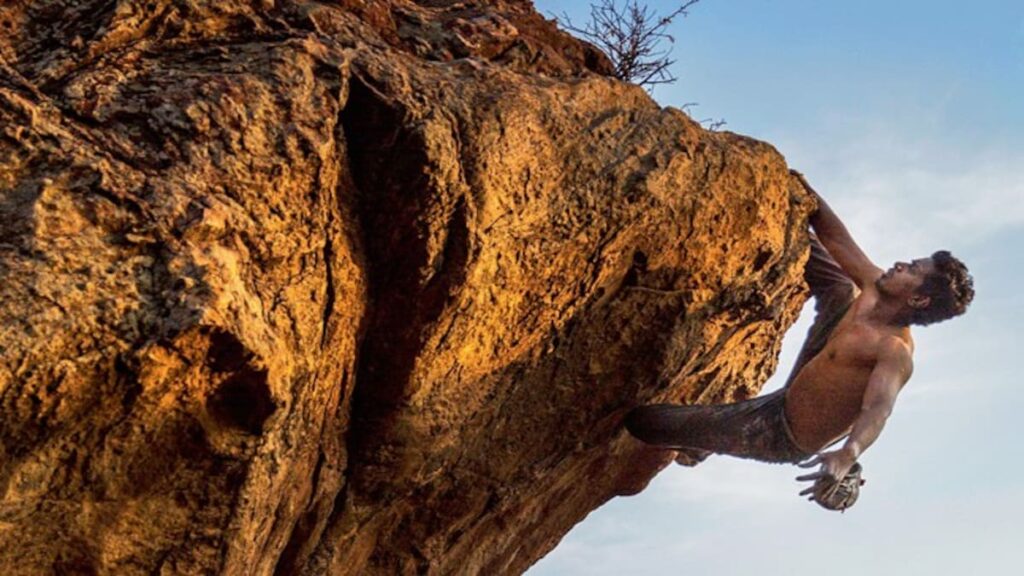 Rock climbing