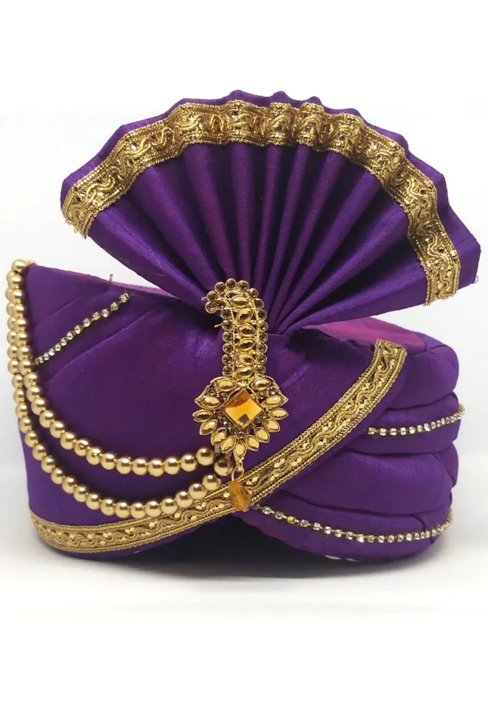 Purple Turbans for Weddings