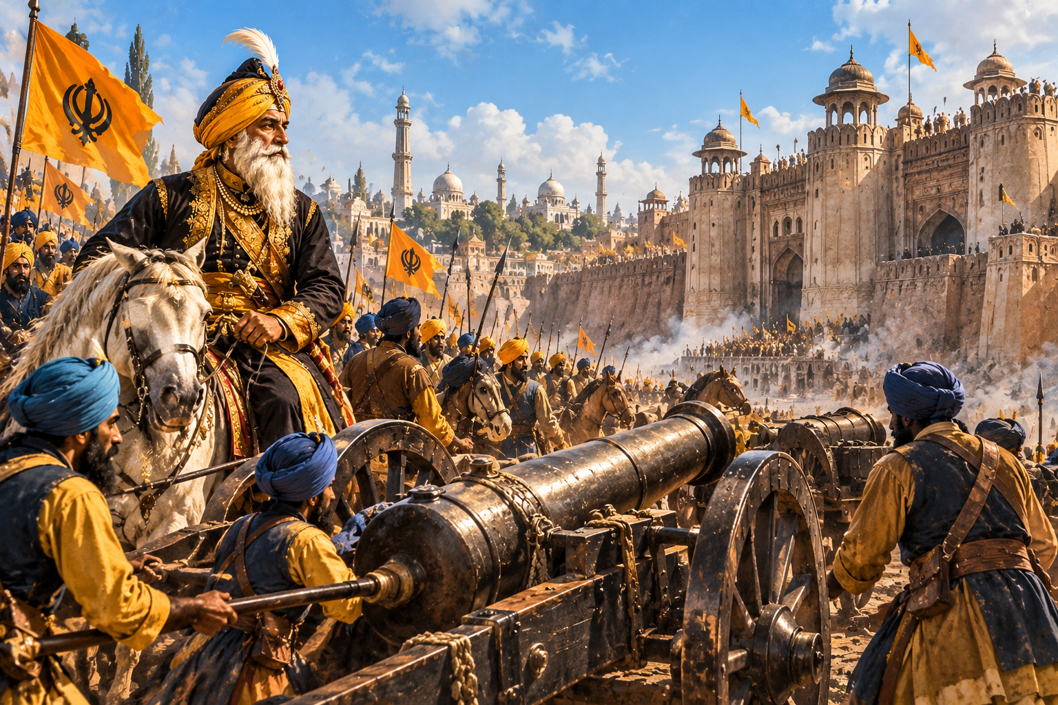 How Did the Cannons Lead to Lahore? Maharaja Ranjit Singh’s Rise in 1799
