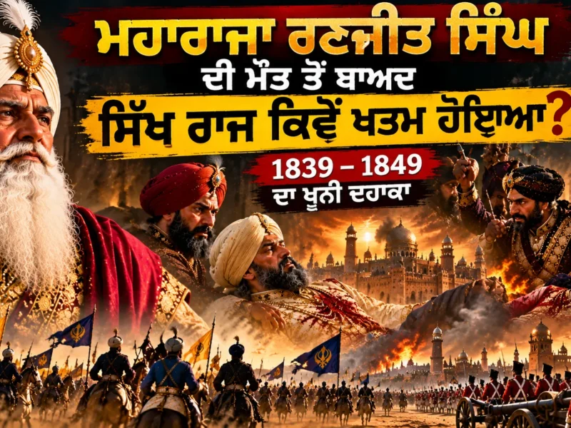 How Did the Sikh Empire Fall After Maharaja Ranjit Singh?