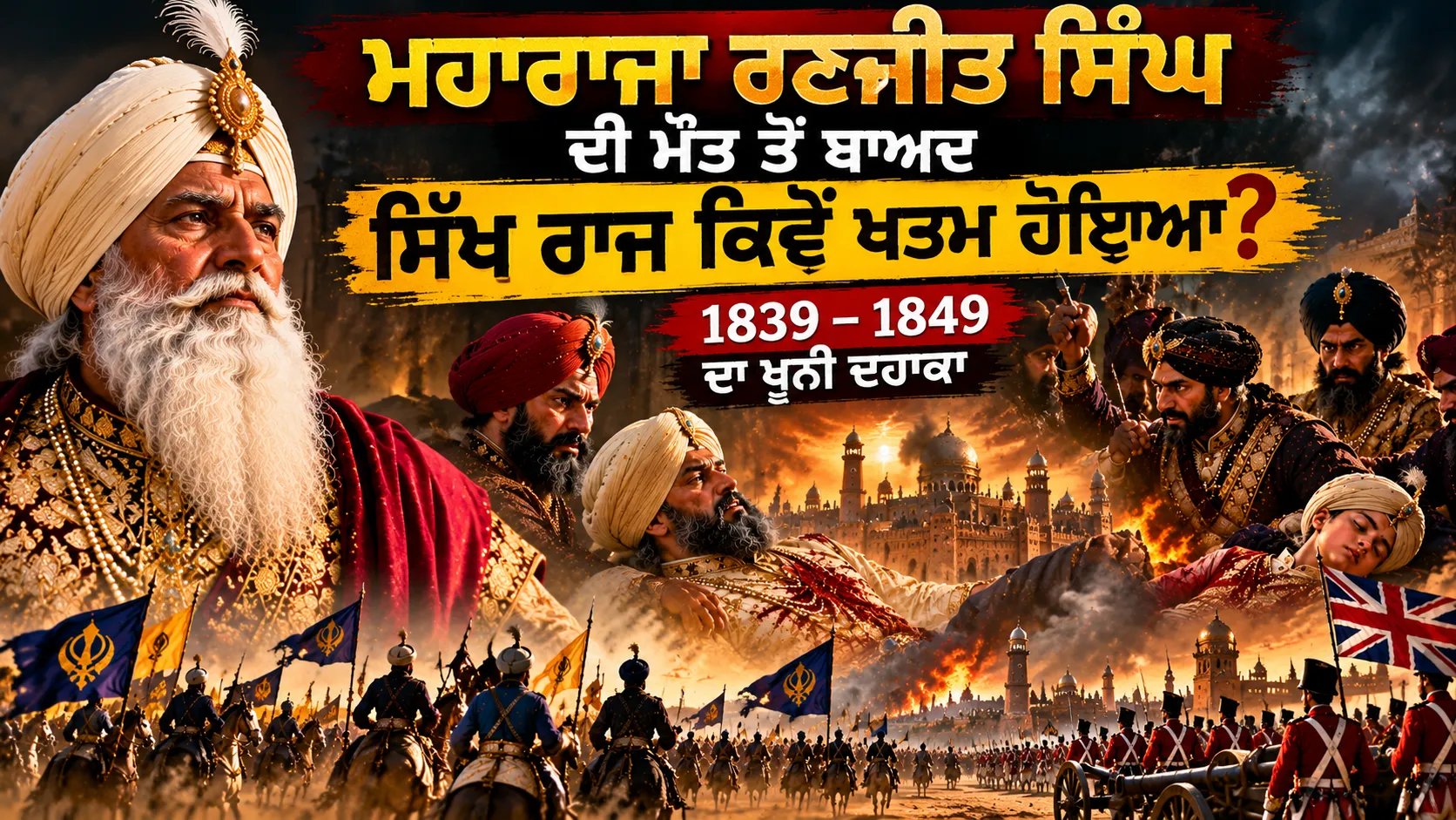 How Did the Sikh Empire Fall After Maharaja Ranjit Singh?